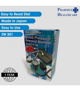 SPHYGMOTRON Aneroid Blood Pressure Monitor with Stethoscope, ZW 501