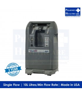 CAIRE NewLife Intensity 10L Oxygen Concentrator - single flow, made in USA