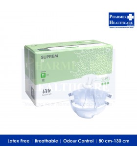 LILLE SUPREM Fit Adult Diapers, Green Super, 22 Pcs/Pack (Size M)