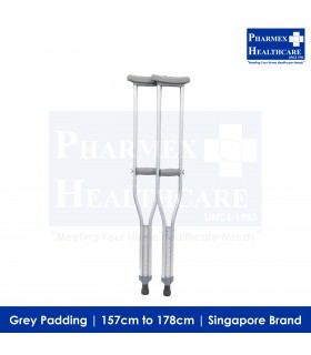 ASSURE REHAB Crutches (For Adult 157cm to 178cm) - Singapore Brand