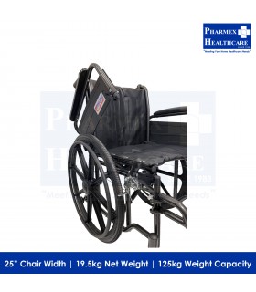 ASSURE REHAB Wheelchair Chrome 18" (Chrome DAF) - Singapore Brand