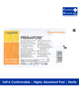 SMITH & NEPHEW Primapore Dressing Adhesive, 20s/Box