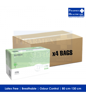 LILLE SUPREM Fit Adult Diapers, Green Super, 22 Pcs/Pack (Size M)