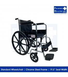 ASSURE REHAB Standard Chrome Wheelchair (Singapore Brand)