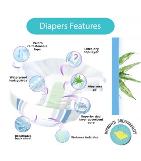 ABSORBA Nateen Maxi Plus Adult Diapers 10s